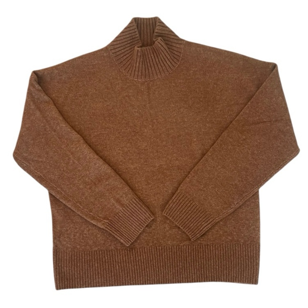 LOFT Women’s carmel color Turtleneck Sweater